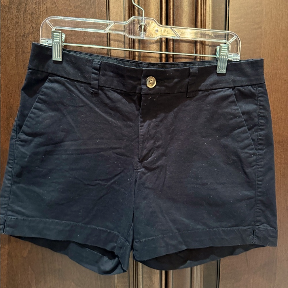 Black cotton shorts.